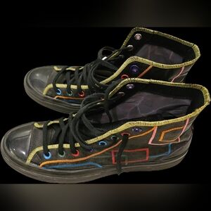 Men's Converse Chuck 70 High Chinese New Year Sneakers Black/Yellow Size 11